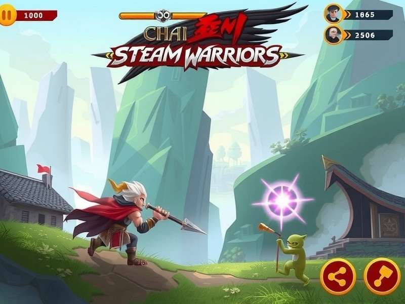 Chai Steam Warriors Battle Scene